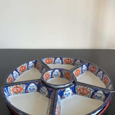Asian Themed Seven Piece Lazy Susan
