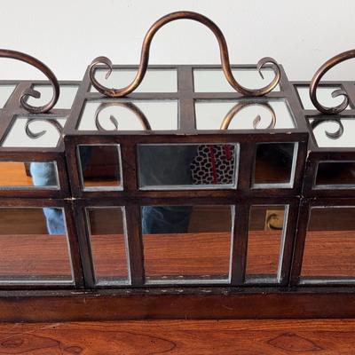 Trio of Mirrored Decorative Boxes