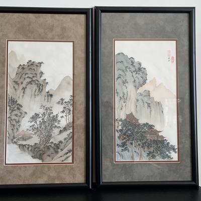 #1 - 2 Watercolor Paintings By Dottie Blair