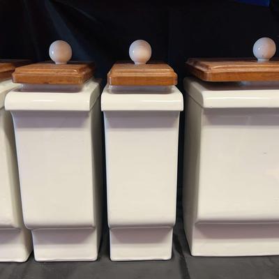 Stanley Knight Ceramic Canisters
