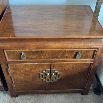 Century - Vintage Asian Regency Mid-Century Nightstand