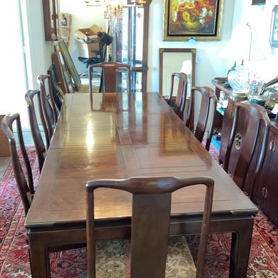 Henredon Dining Table And Chairs 