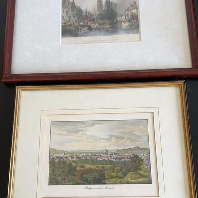 Two Framed And Matted Prints