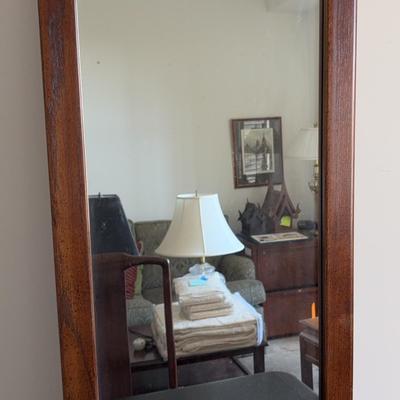 Henredon - Asian Regency Mid-Century Rectangular Wall Mirror