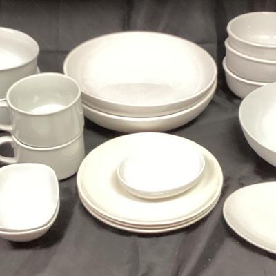 Collection Of White Ceramic Dishes