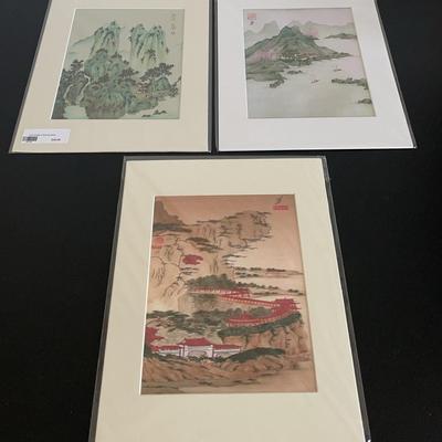 #2 - 3 Watercolor Prints by Dottie Blair