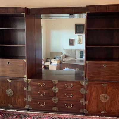 Henredon Asian Style Wooden Entertainment Center