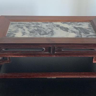 Rosewood Carved Display Stand