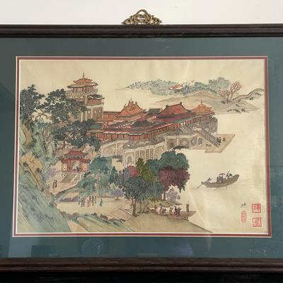 Watercolor Painting by Dottie Blair "Palace of Gathering Excellence"