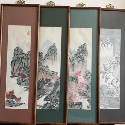 Four Seasons Watercolor Paintings By Dottie Blair