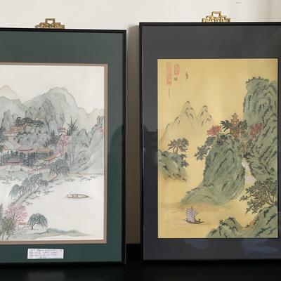 2 Watercolor Paintings By Dottie Blair 