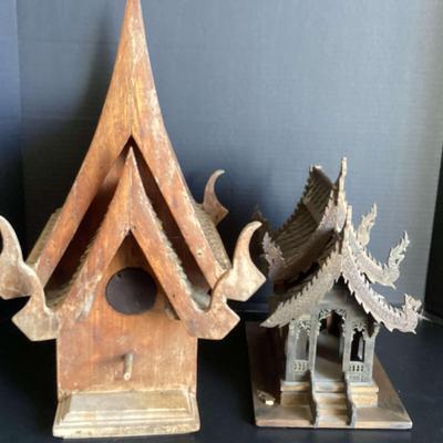 Handcrafted Thai Spirit Houses/Shrines (2)
