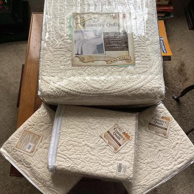 Country King Size Quilt & Shams