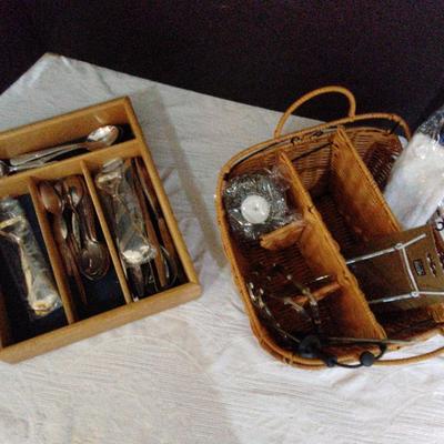 Assorted Flatware And Kitchen Items 