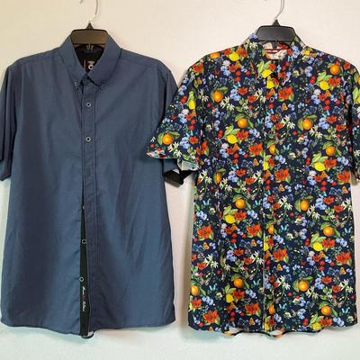 Two Fried Denim Men’s Shirts, Size L