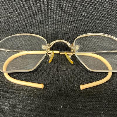 Gold Toned Frame AO Eyeglasses 