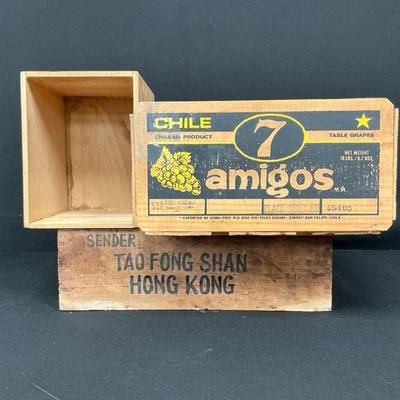 Vintage Wooden Boxes