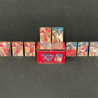 Michael Jordan Flying High Metal Collector Trading Cards  