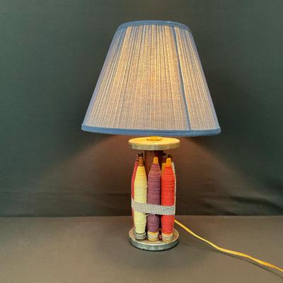 Crafted Spool Lamp