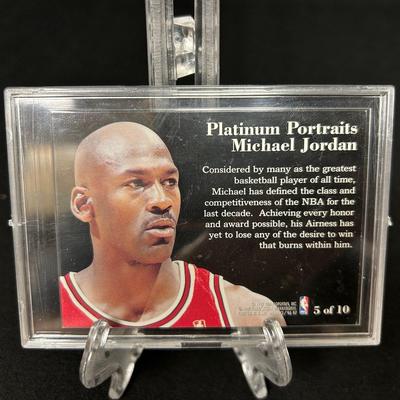 1996-97 Fleer Metal Platinum Portrait #5 Michael Jordan
