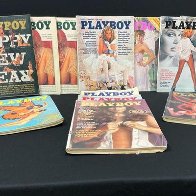1976 Playboy Magazines 