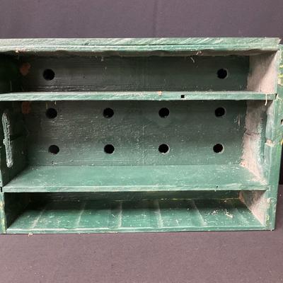 Painted Pepsi-Cola Wooden Crate