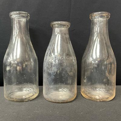 Glass Milk Bottles