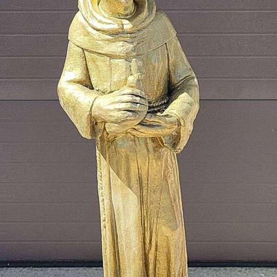 Concrete Saint Francis Statue