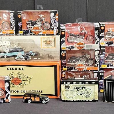 Harley-Davidson Die-Cast Vehicles (WH8)