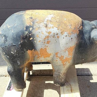 Concrete Pig Statue