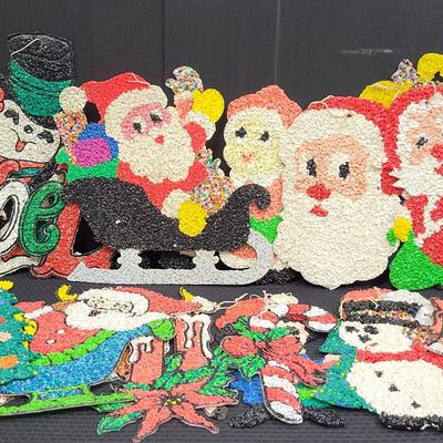 Vintage "Popcorn" Holiday Decorations + (WH4)