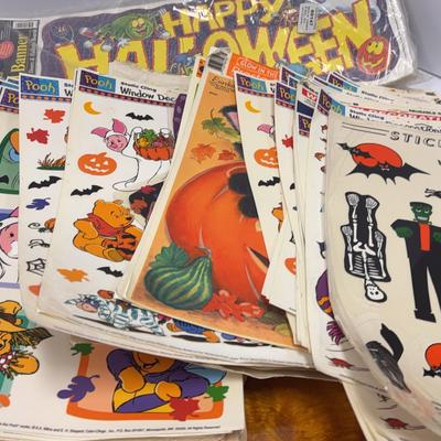 Sale Photo Thumbnail #32: Fall & Halloween Window Cling Decor | Winnie The Pooh
