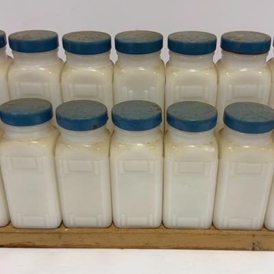 Sale Photo Thumbnail #50: Vintage  Milk Glass Spice 