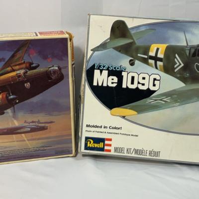Sale Photo Thumbnail #214: Matchbox Wellington Mk X Scale 1-72 |Revell Me 109G Scale 1/32