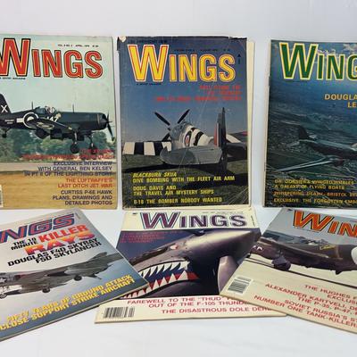 Sale Photo Thumbnail #174: Wings (A Sentry Magazines) 1973-1997, 6 Issues 