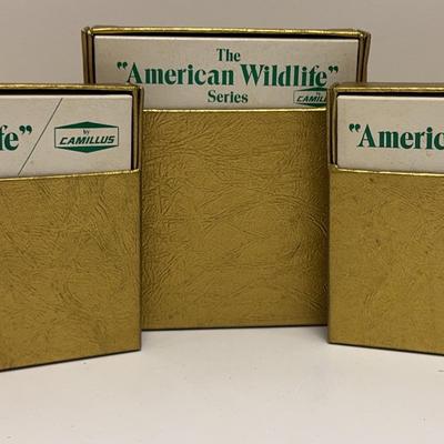 Sale Photo Thumbnail #177: American Wildlife Series- Set C (3 Boxed Knives + Paperwork)