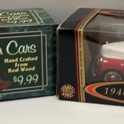 Sale Photo Thumbnail #258: Collectible Wooden Cars Hand Crafted From Real Wood|Premier Edition 1940 Ford Replica Die Cast Metal