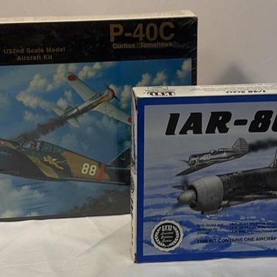 Sale Photo Thumbnail #146: Craft Works P-40C Curtiss “Tomahawk” 1:32 Scale | LTD Models IAR-80A 1:48 Scale