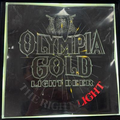 Sale Photo Thumbnail #26: Olympia Gold Light Beer Electric Sign