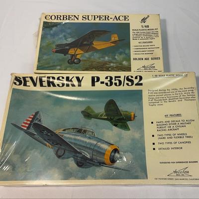 Sale Photo Thumbnail #133: Williams Bros. Inc. | Seversky P-35/S2 1:32 Scale | Corben Super-Ace 1:48 Scale