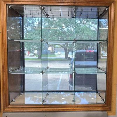 9 Unit Glass Display Shelf #2