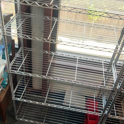 Silver Storage Shelves (2)