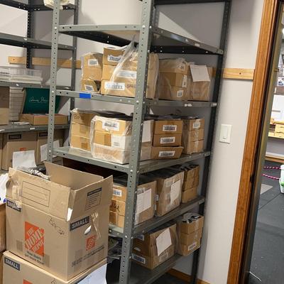 Seven leveled storage/shelving rack