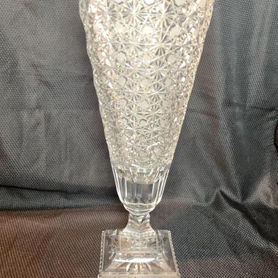 Crystal Tall Vase