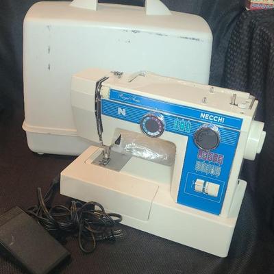 Vintage Necchi Royal Series Sewing Machine 