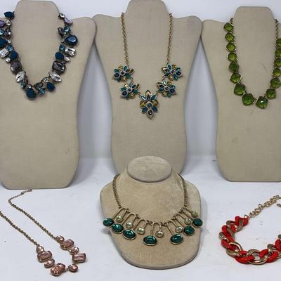 Various Colored Necklaces