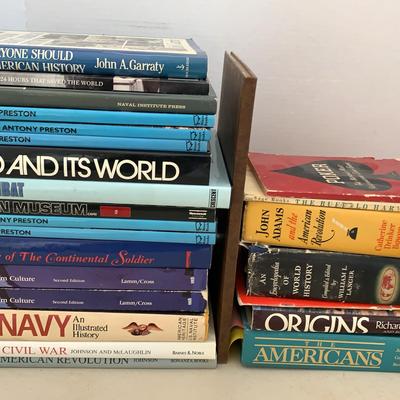 War, Navy And History Books
