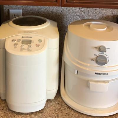 Nutrimill Grain Mill And Bread man Bread Maker