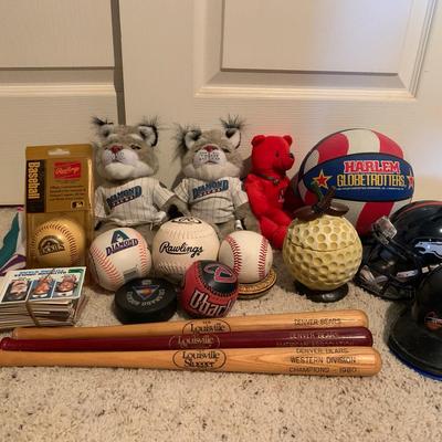 Baseball Cards, Baseballs, And Misc Sport Memorabilia 