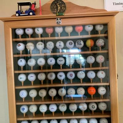 Gold Ball Display Case 